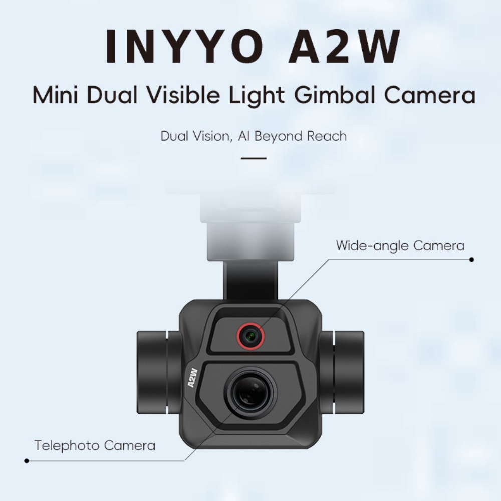 Drone Camera Vlog - NCZOBOE 5MP Gimbal Camera Ultra Digitale