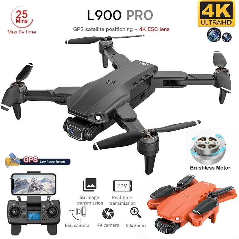 Drone Camera Wide Angle - L900 Pro Gps Drone 4K Professionele