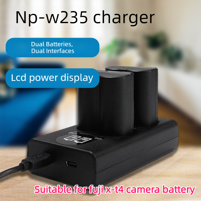 Drone Camera Action - 2200mAh NP-W235 NP W235 Batterij LCD