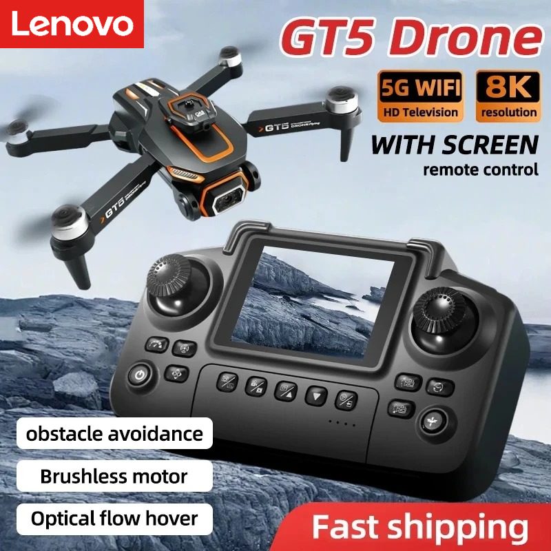 Drone Camera Wide Angle - Lenovo GT5 Mini Drone 4K HD