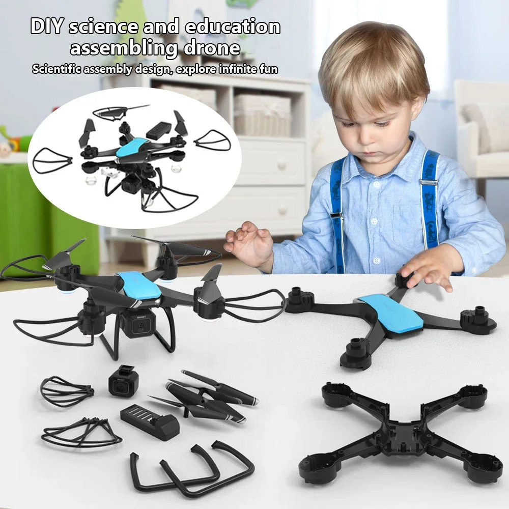 Drone Camera 4K - JJRC H108 DIY-onderwijsassemblage Mini Drone Interactieve