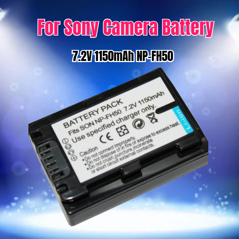 Drone Camera Action - 7.2V 1150mAh NP-FH50 Camera Batterij voor