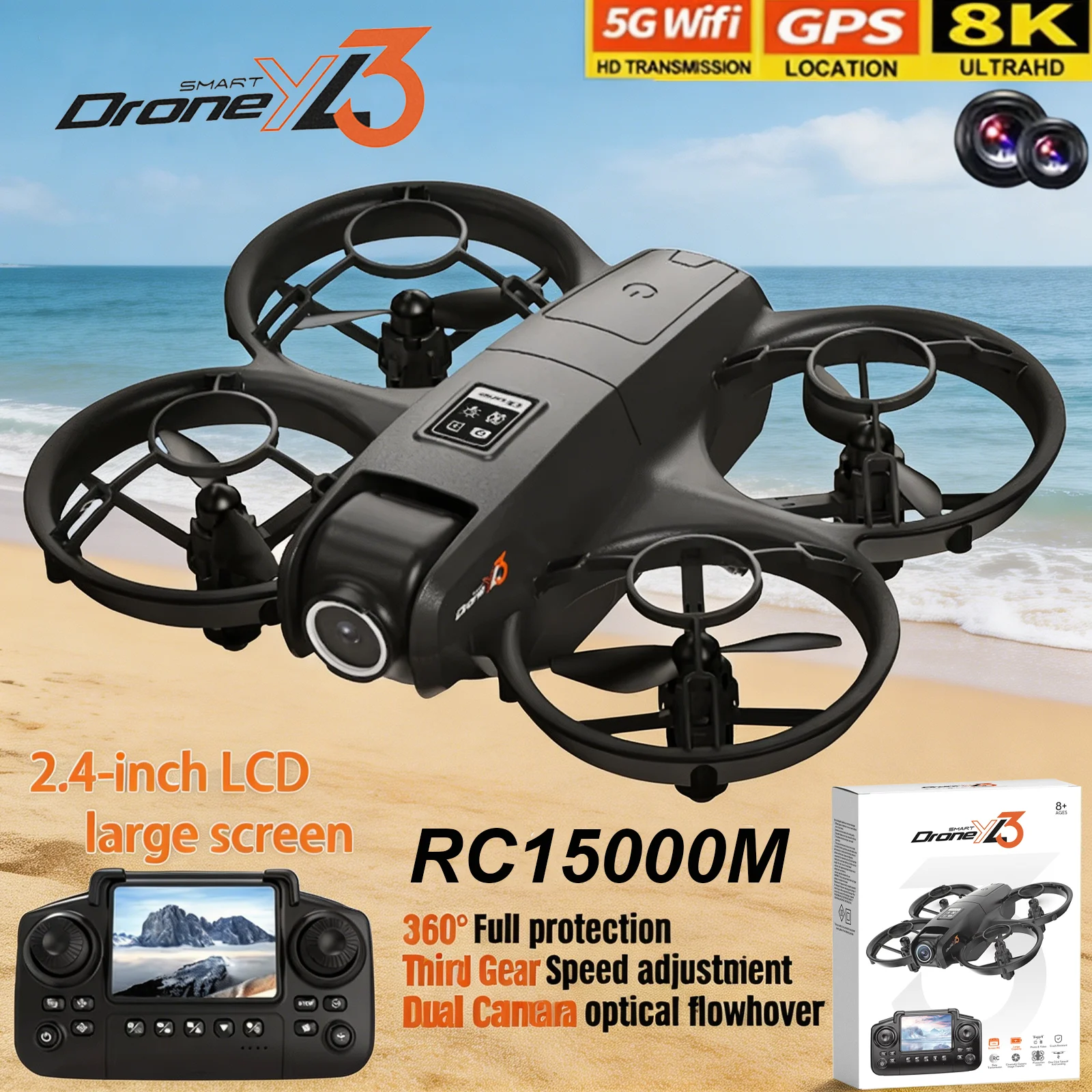 Drone Camera Wide Angle - Nieuwe YL3 RC Drone 8K 1080P