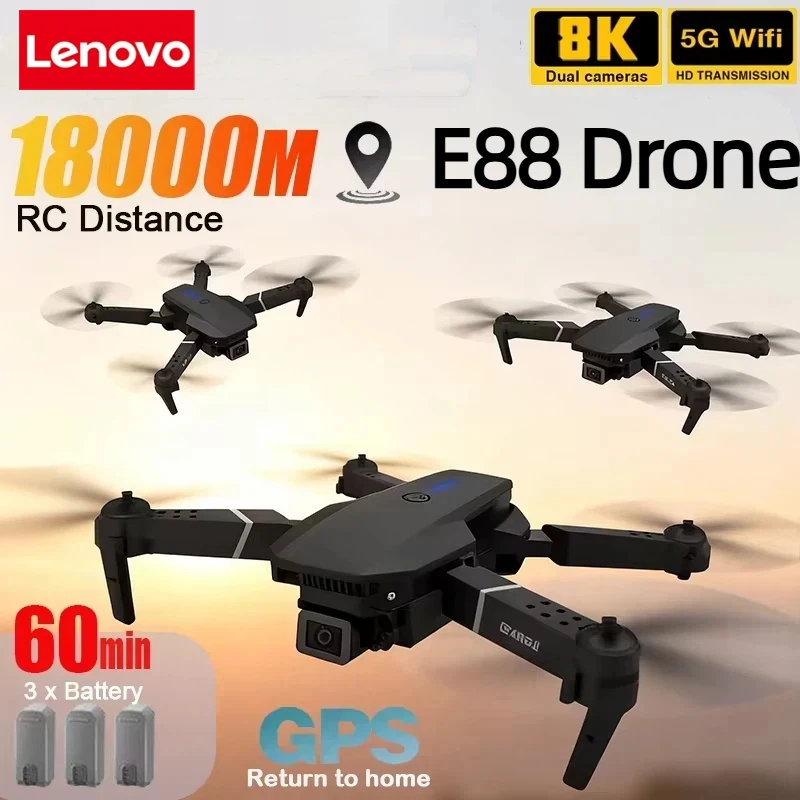 Drone Camera Wide Angle - Lenovo Nieuwe E88 Pro WIFI FPV