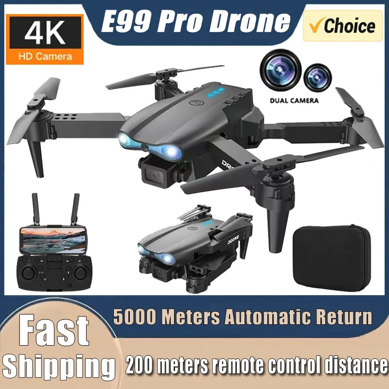 Nieuwe E99Pro RC Drone 4K Prof - Drone Camera Wide Angle recensie en prijs