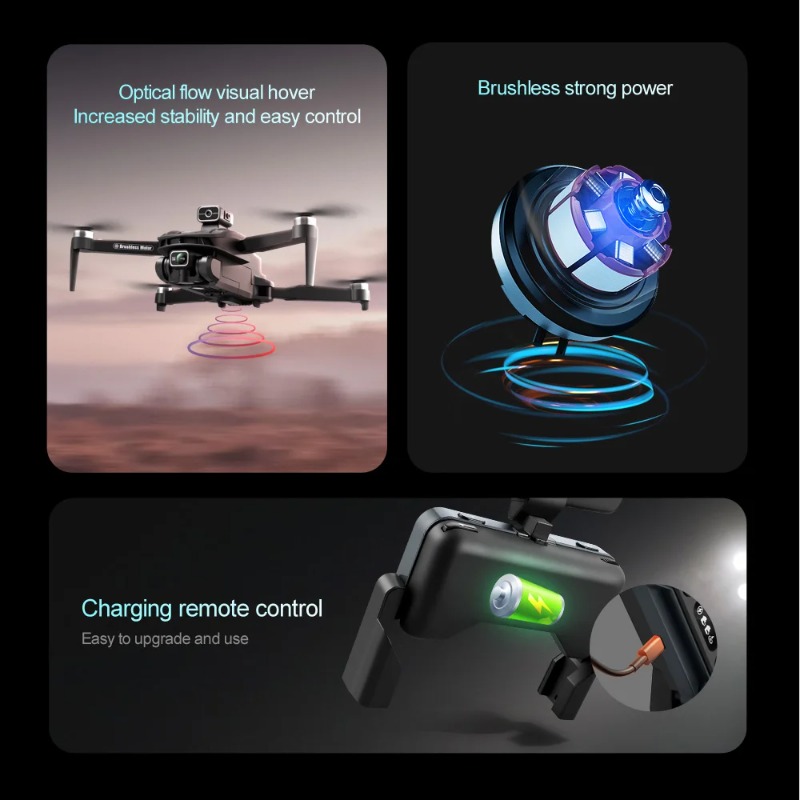 Lenovo V168 GPS 8K Drone Drie  - Drone Camera Wide Angle recensie en prijs