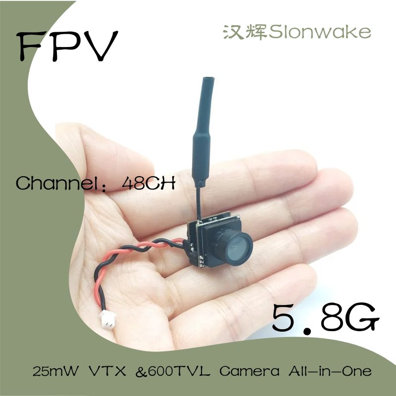 Slonwake 5.8G 48CH 25mW FPV VT - Drone Camera Wide Angle recensie en prijs