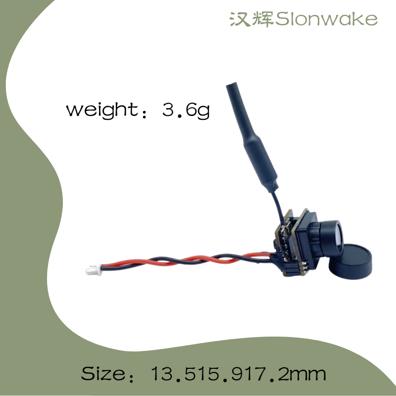 Slonwake 5.8G 48CH 25mW FPV VT - Drone Camera Wide Angle recensie en prijs