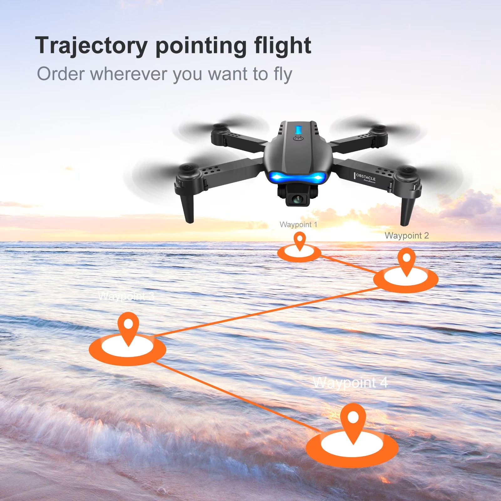 De verbeterde E88PRO MAX opvou - Drone Camera Night Vision recensie en prijs