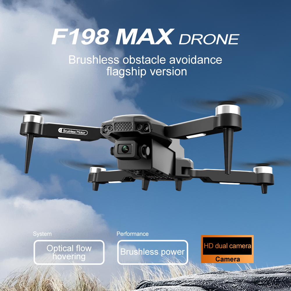 Nieuwe F198 Drone Professionel - Drone Camera Wide Angle recensie en prijs