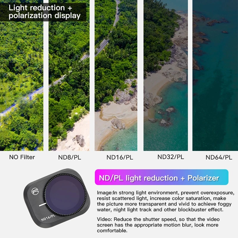 RCSTQ Filterset voor DJI Mini  - Drone Camera Filter recensie en prijs