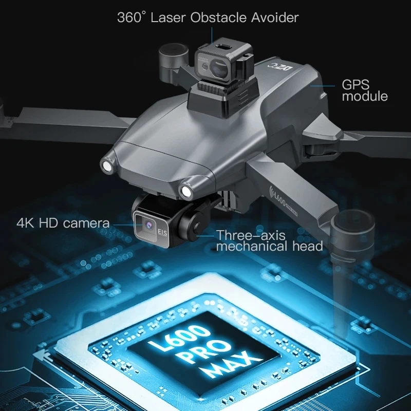 L600 PRO MAX GPS Drone Profess - Drone Camera Wide Angle recensie en prijs