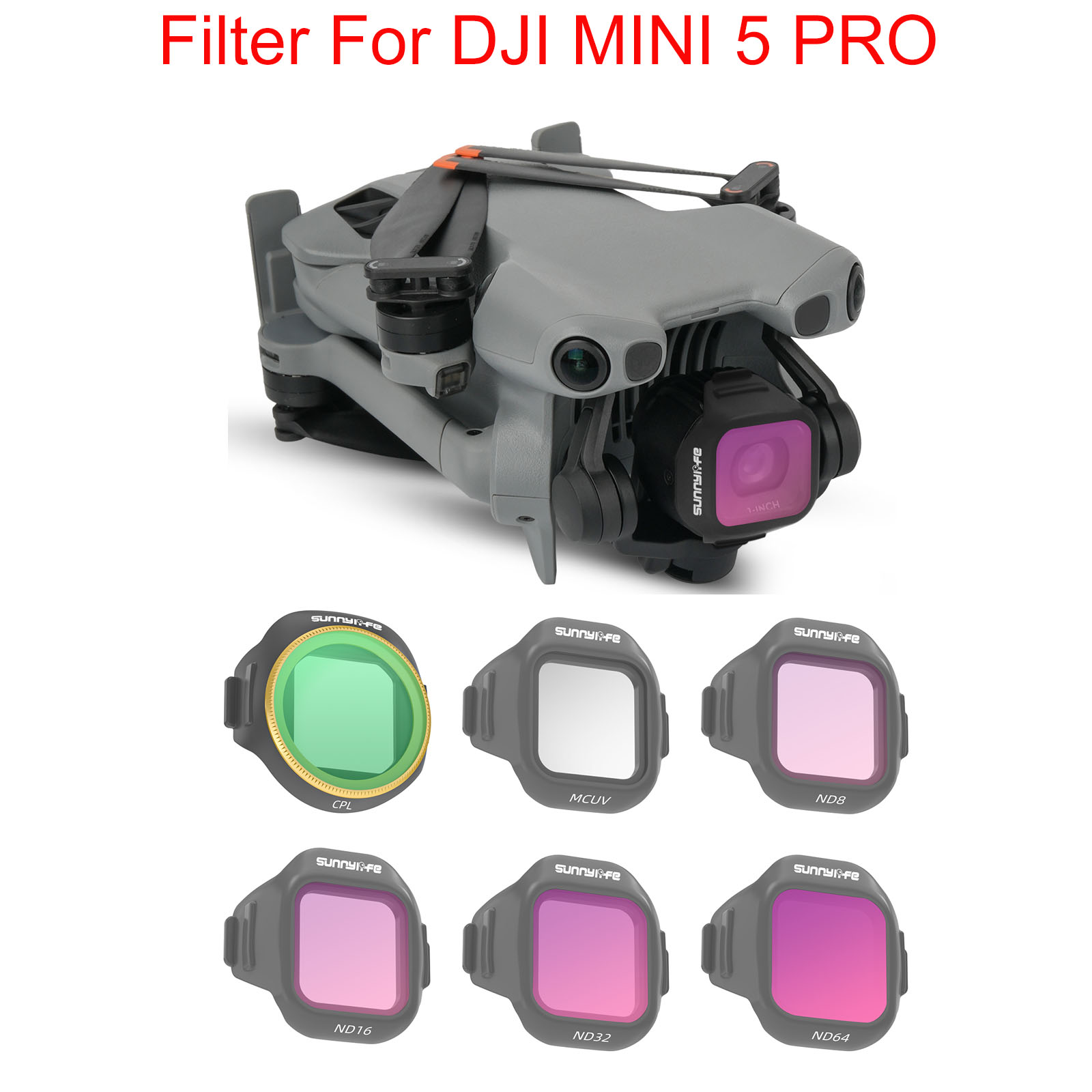 Drone Filter Voor DJI Mini 5 P - Drone Camera Filter recensie en prijs